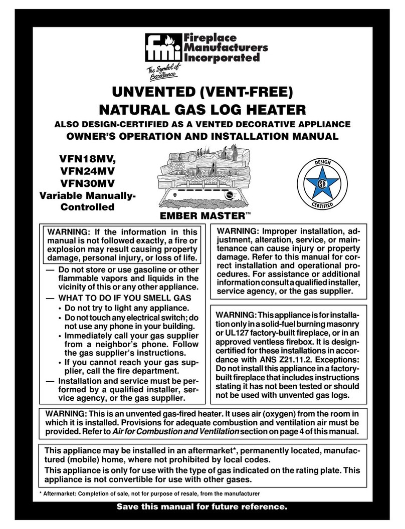 FMI VFN24MV OWNER'S OPERATION AND INSTALLATION MANUAL