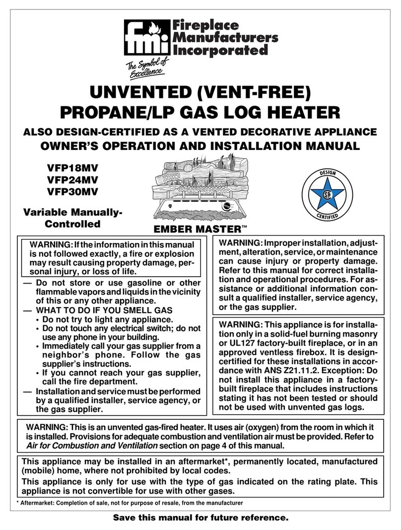 FMI VFP18MV OWNER'S OPERATION AND INSTALLATION MANUAL
