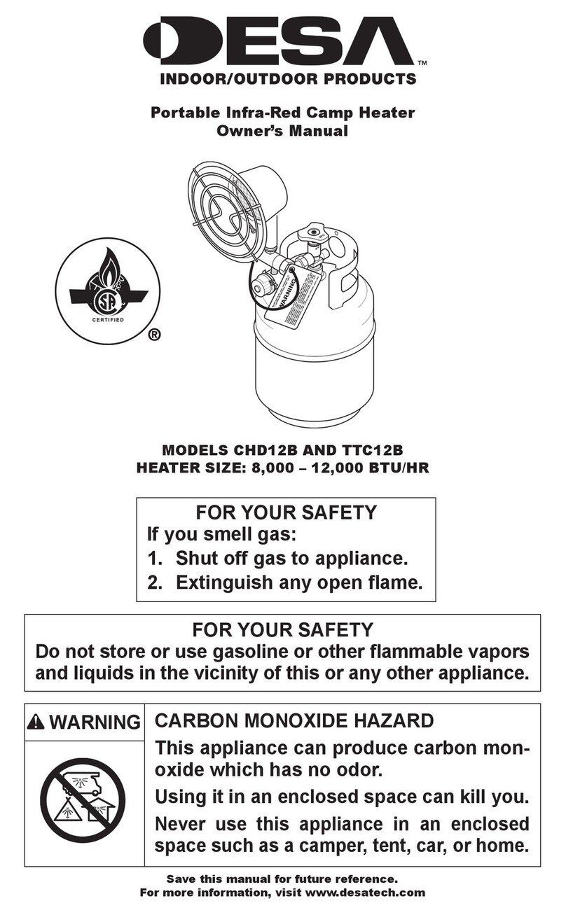 Desa TTC12B owner's manual
