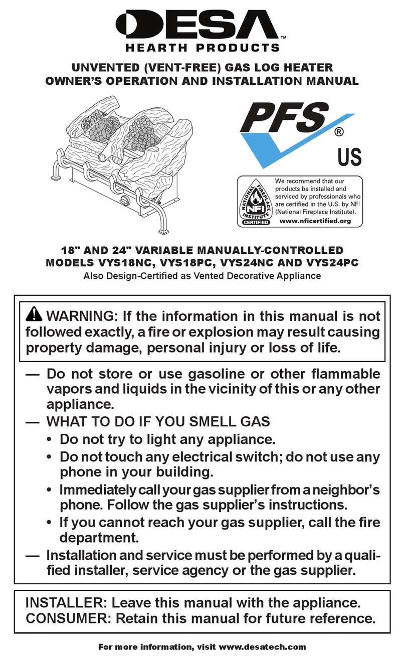 Desa VyS18PC Quick start guide