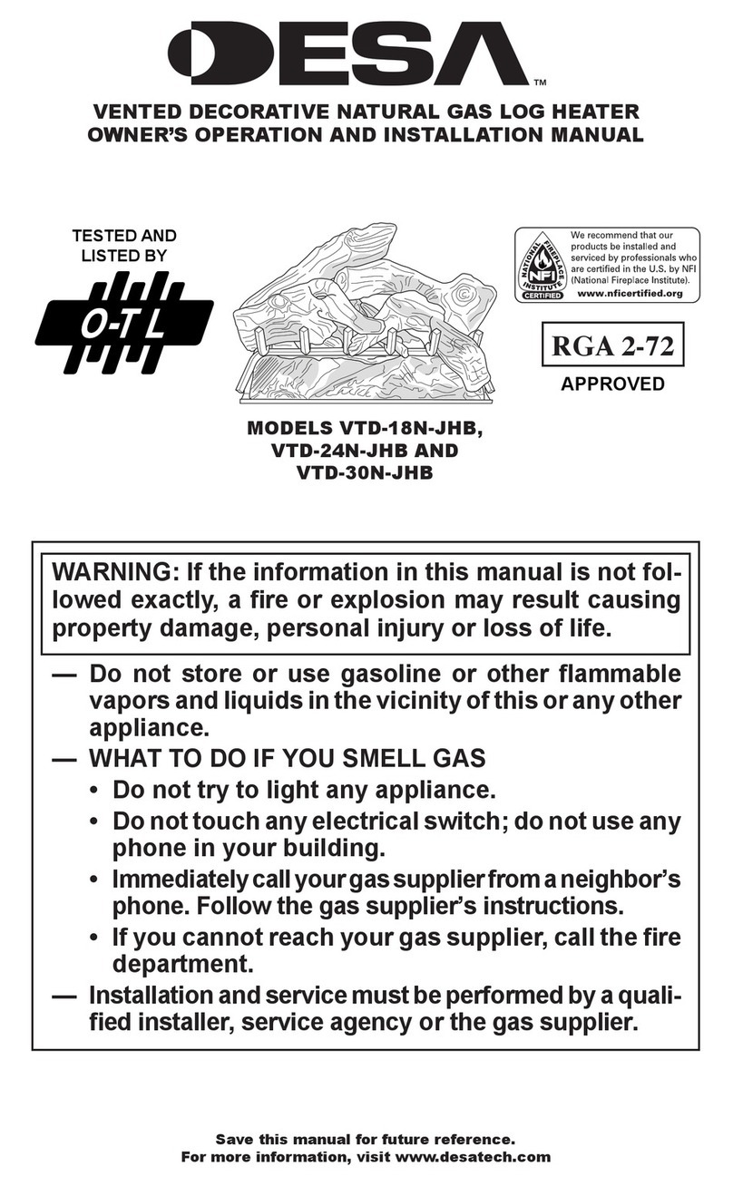 Desa VTD-18N-JHB Quick start guide Desa VTD-18N-JHB Quick start guide