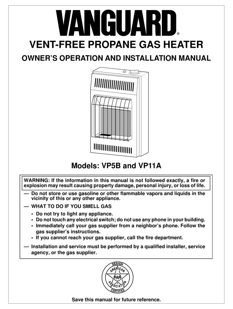 Vanguard VP11A OWNER'S OPERATION AND INSTALLATION MANUAL Vanguard VP11A OWNER'S OPERATION AND INSTALLATION MANUAL