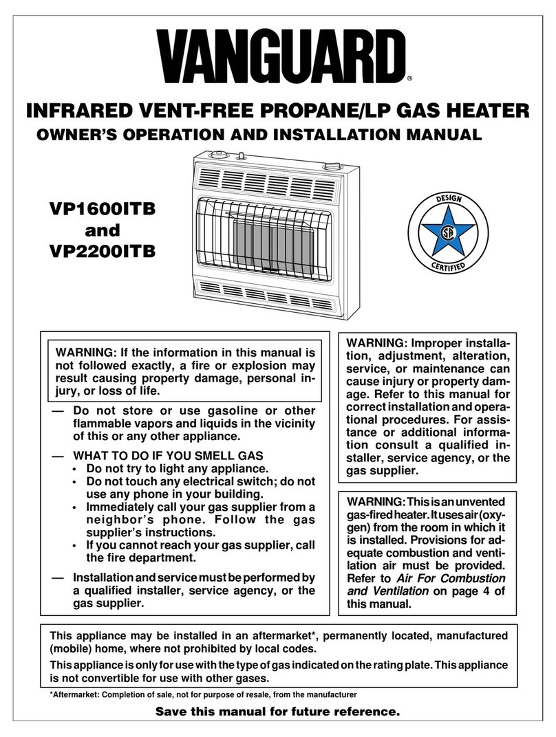 Vanguard VP1600ITB Quick start guide