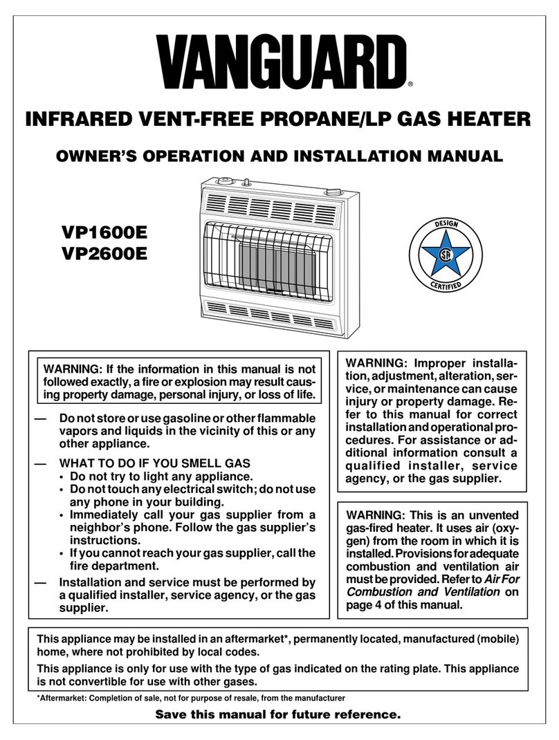 Vanguard VP1600E Quick start guide