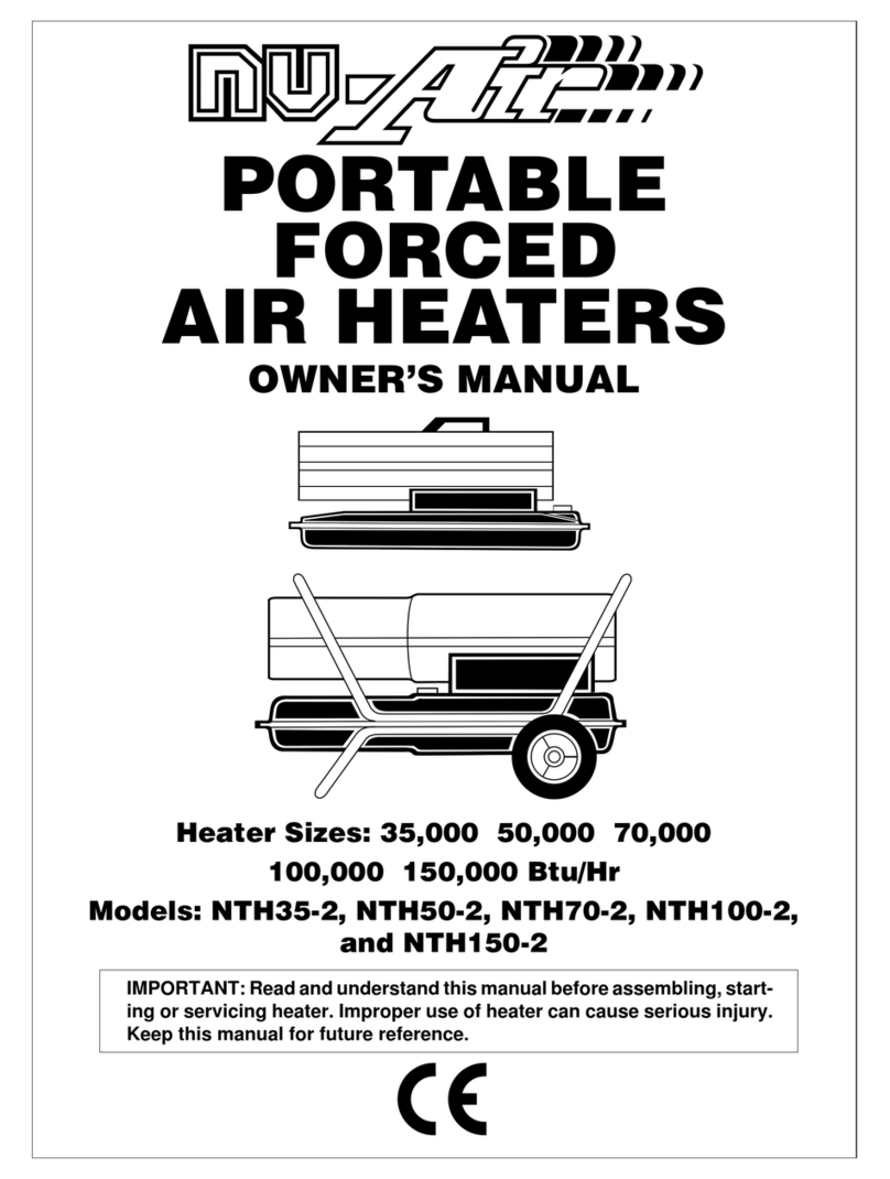 NUTOOL Nu-Air NTH100-2 User manual