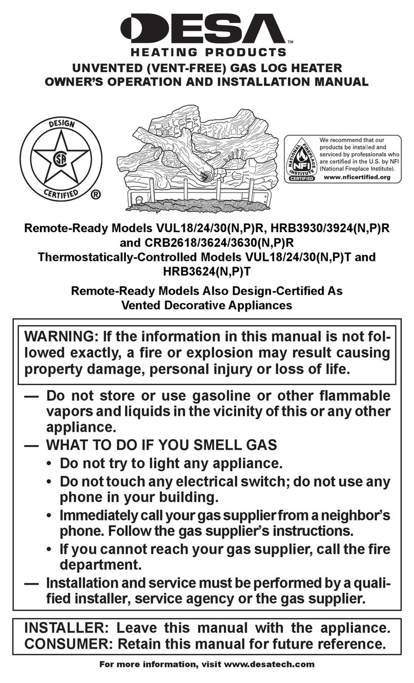 Desa HRB3624 Quick start guide