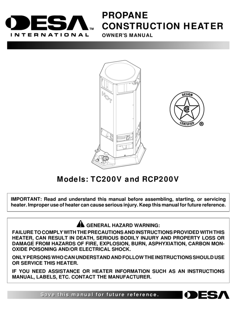Desa RCP200V owner's manual