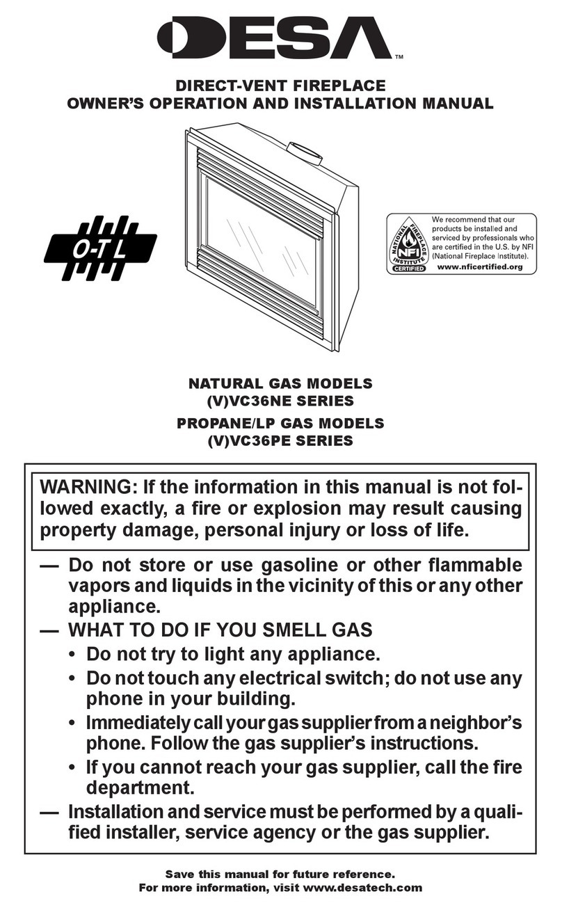 Desa VVC36PE Series Quick start guide Desa VVC36PE Series Quick start guide