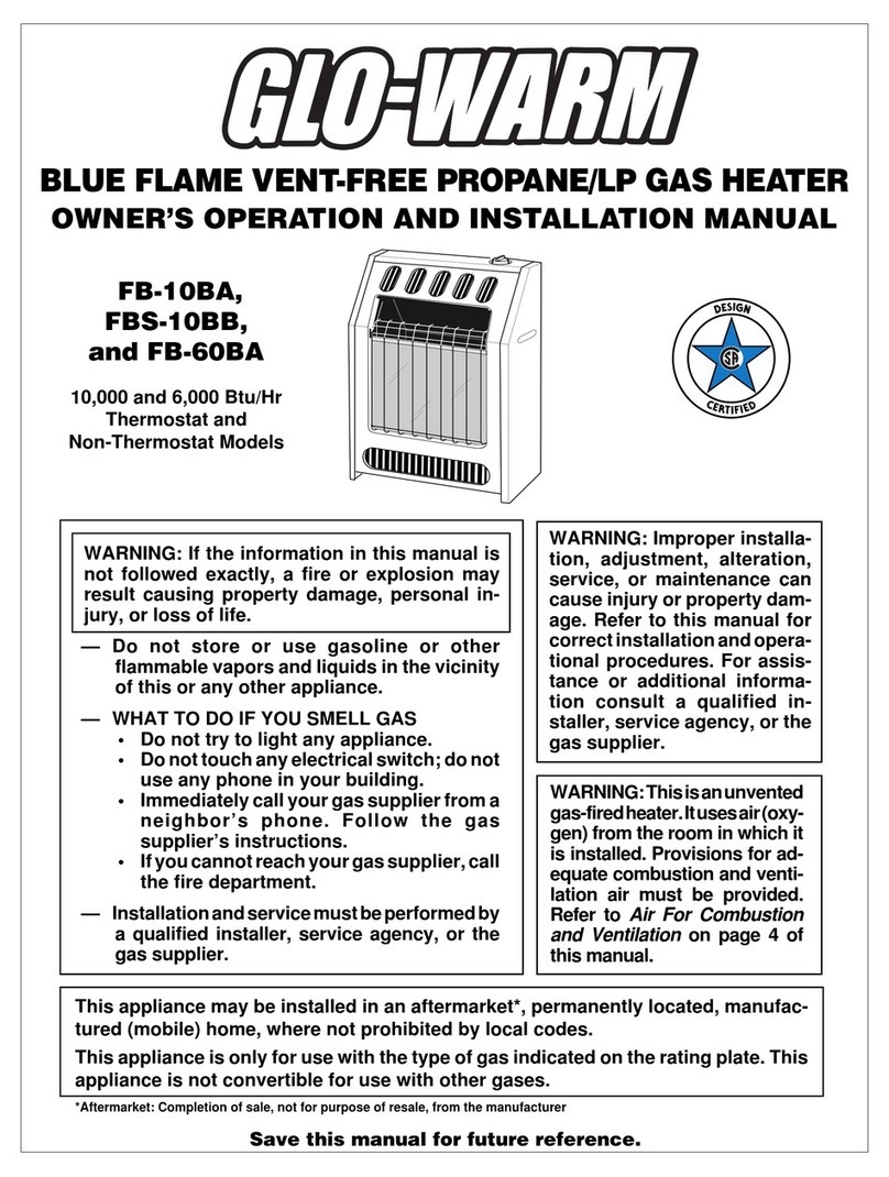 Desa FB-60BA OWNER'S OPERATION AND INSTALLATION MANUAL