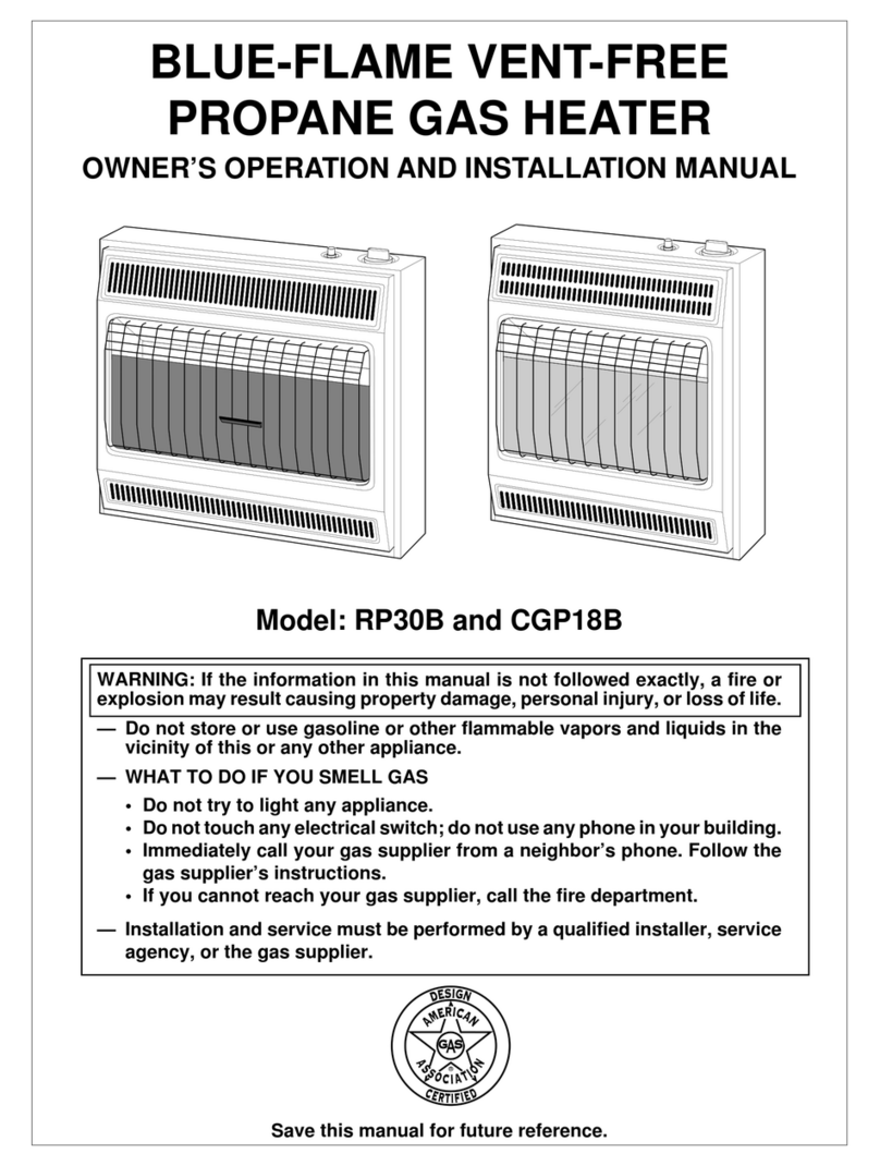 Desa CGP18B OWNER'S OPERATION AND INSTALLATION MANUAL