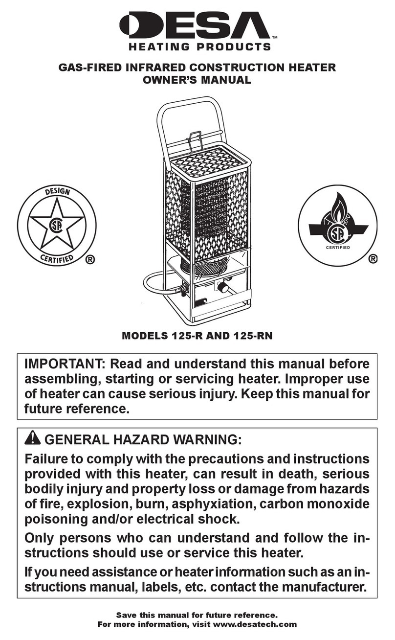 Desa 125-R owner's manual