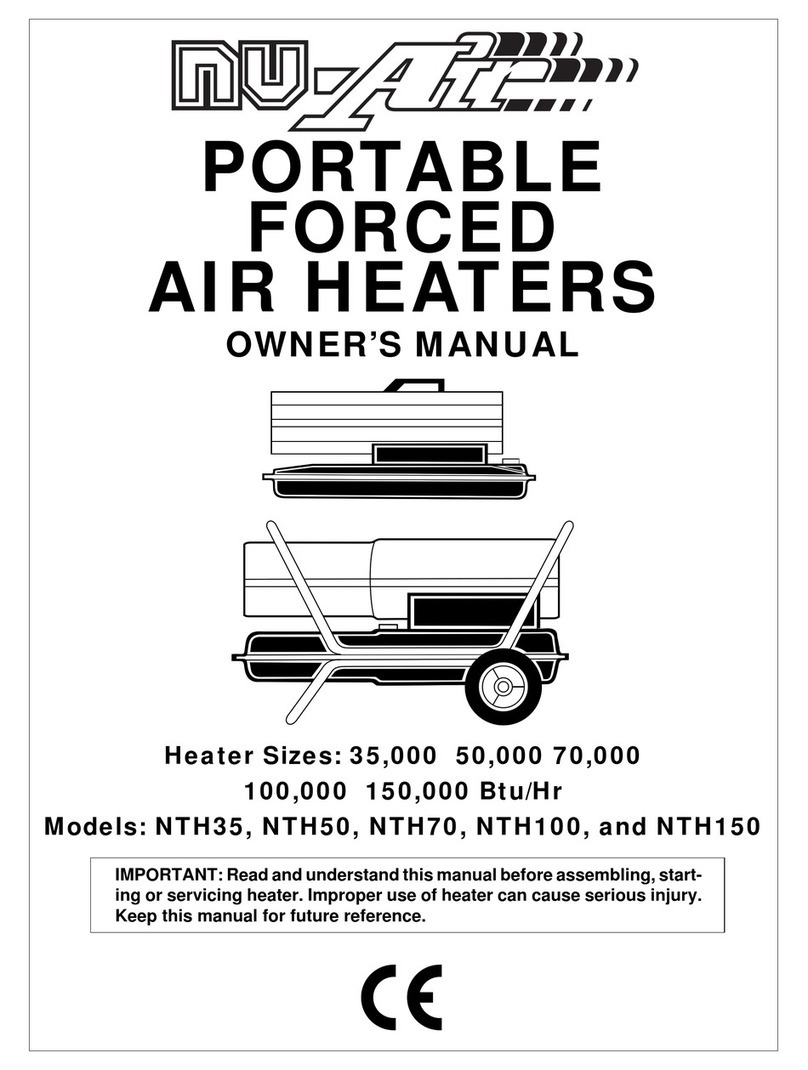 NUTOOL Nu-Air NTH100 User manual