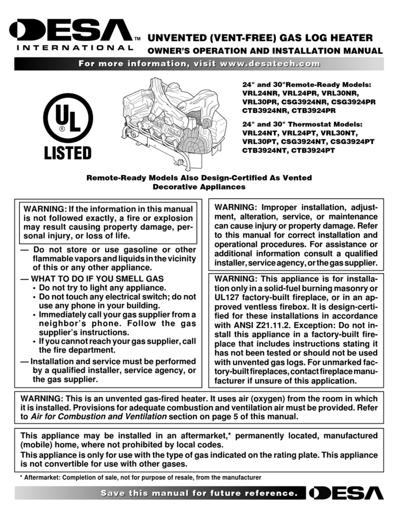 Desa VRL24NT Quick start guide