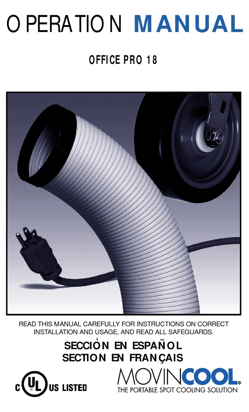 Movincool OFFICE PRO 18 User manual