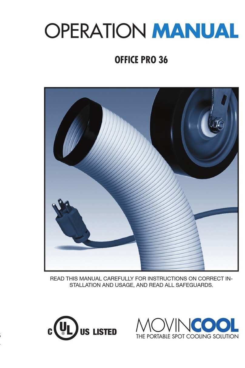 Movincool Ofice Pro 36 User manual Movincool Ofice Pro 36 User manual