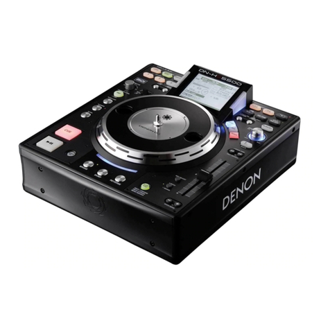 Denon Hs 5500 - Dn - Direct Drive Turntable Media... User manual