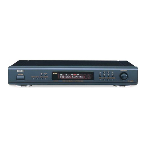 Denon TU-1500RD operating instructions