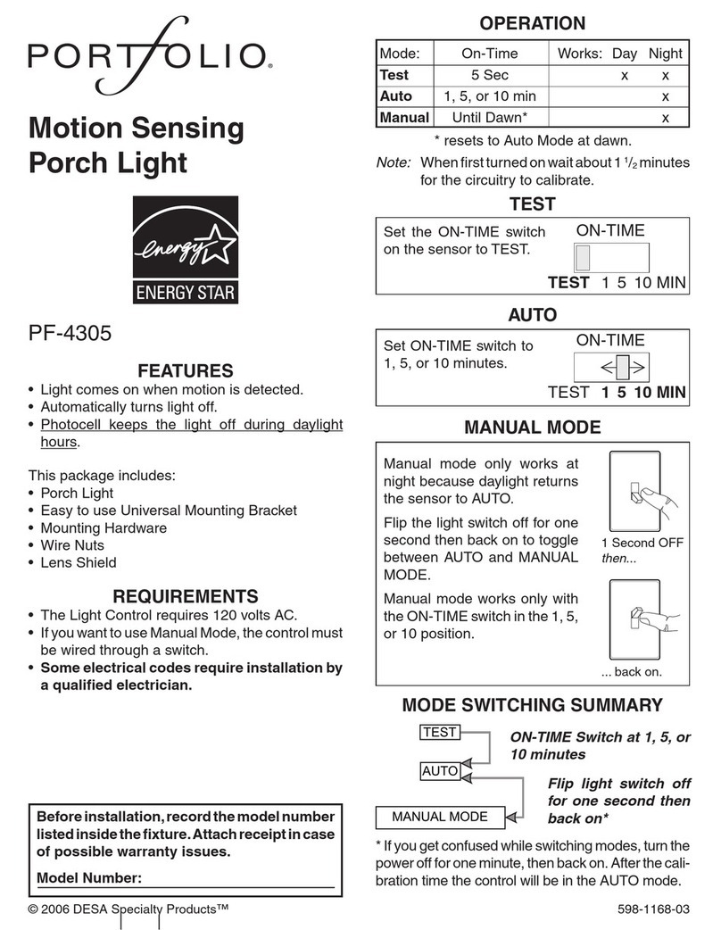 Desa Portfolio PF-4305 user manual