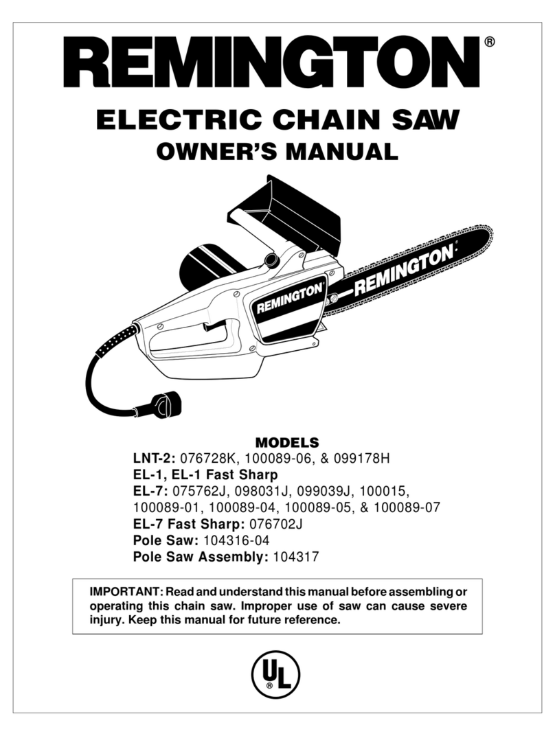 Remington 075762J User manual