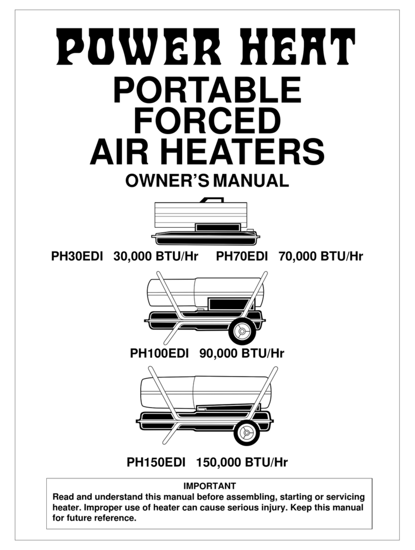 Power Tools Power Heat PH100EDI owner's manual