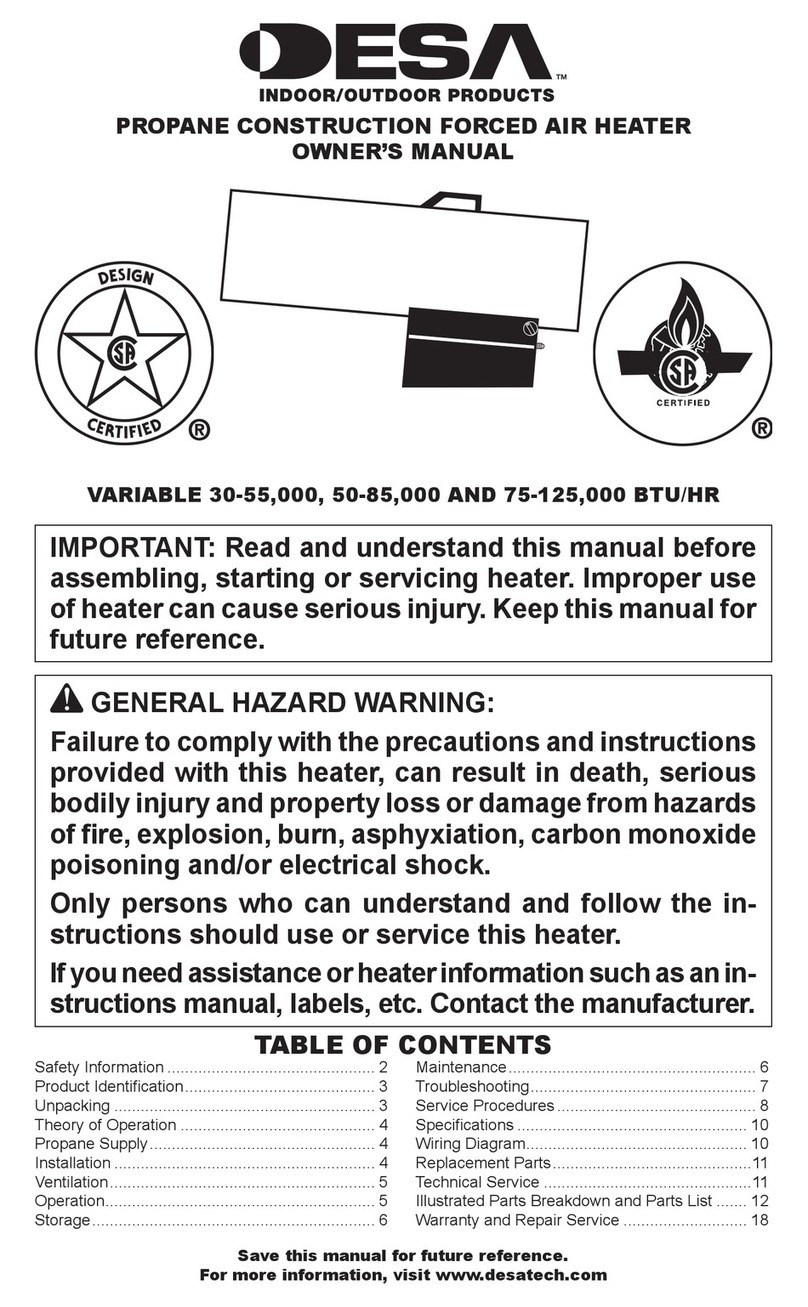 Desa Air Conditioner owner's manual