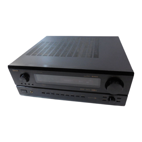 Denon AVR-3801 User manual