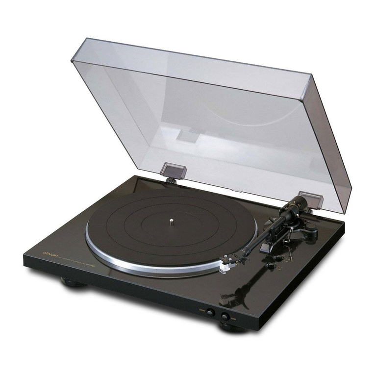 Denon DP DP-300F operating instructions