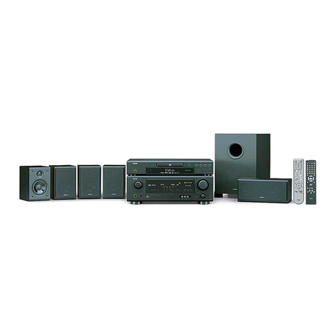 Denon DHT487DV - DHT Home Theater System User manual