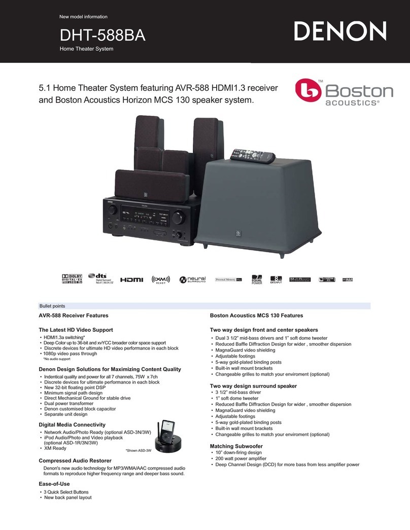 Denon DHT-588BA datasheet
