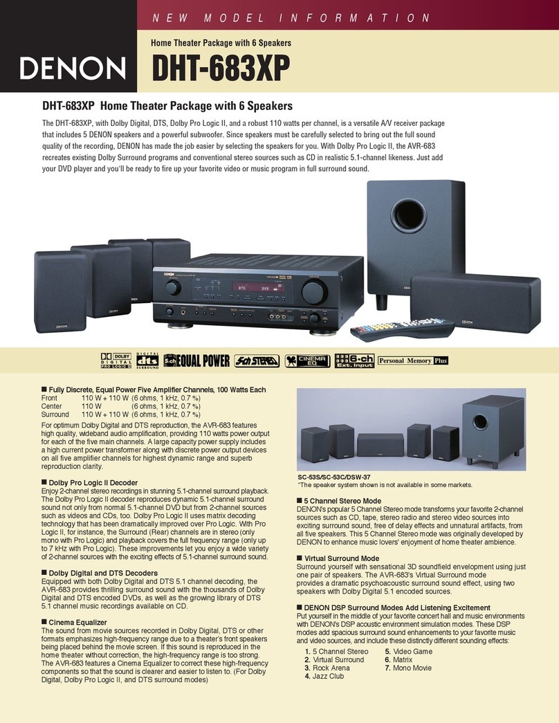 Denon DHT-683XP datasheet