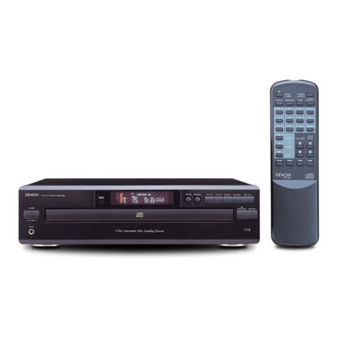 Denon DCM280 - CD Changer Player User manual