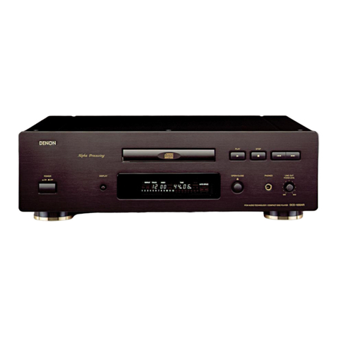 Denon DCD-1650AR Specification sheet