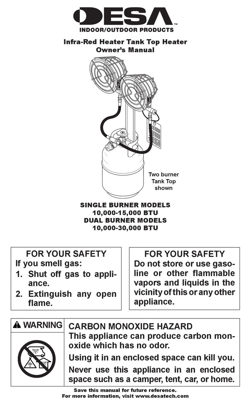 Desa 000 BTu owner's manual