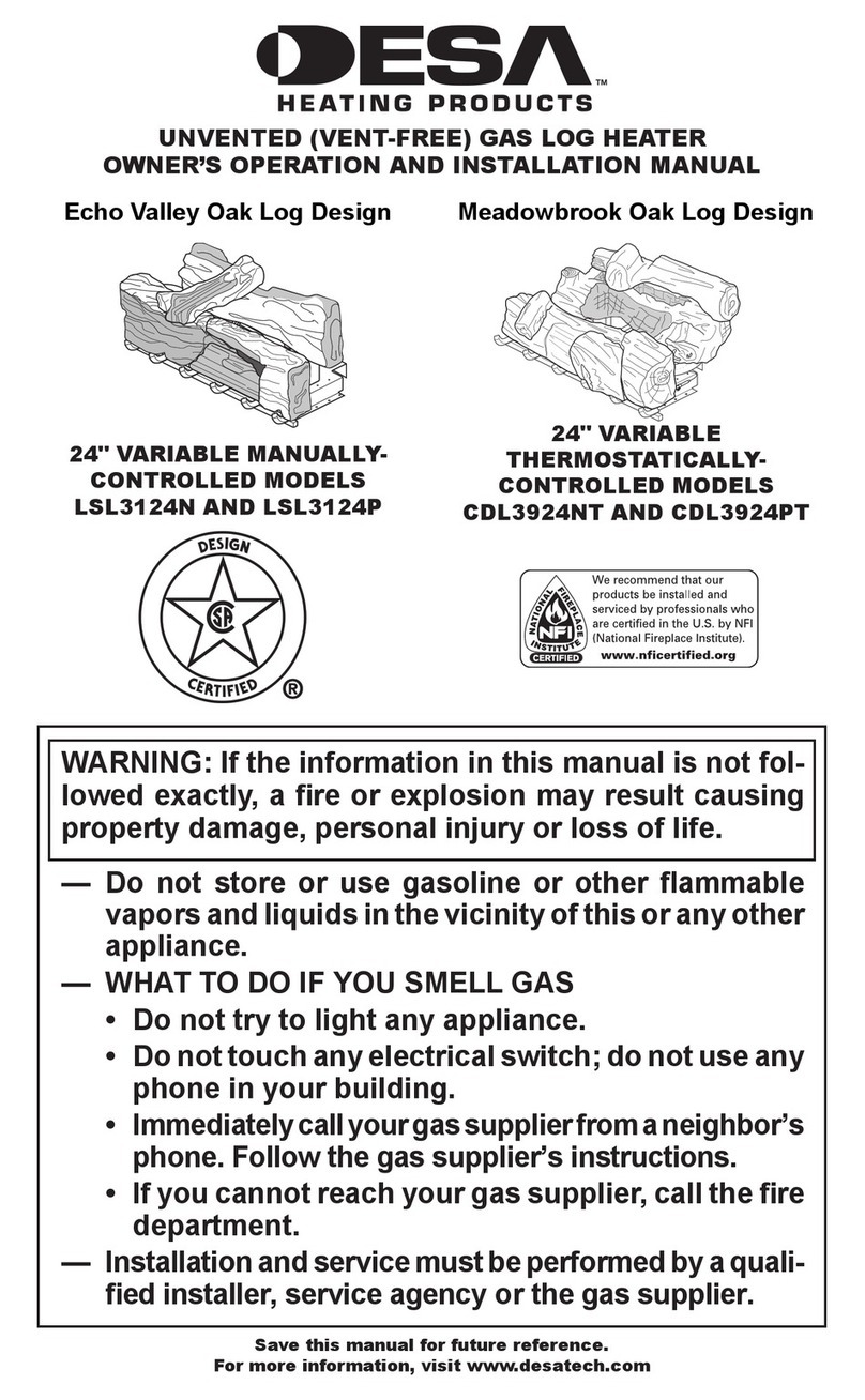 Desa CDL3924NT OWNER'S OPERATION AND INSTALLATION MANUAL