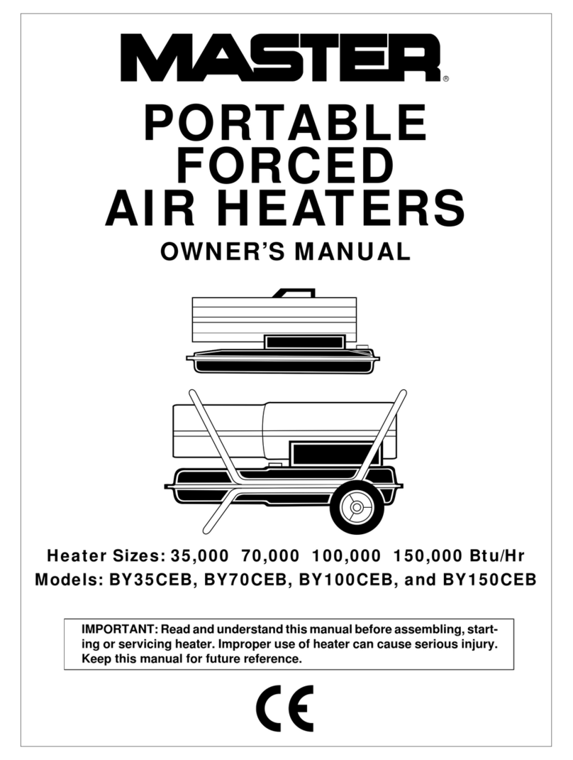 Master BY100CEB owner's manual