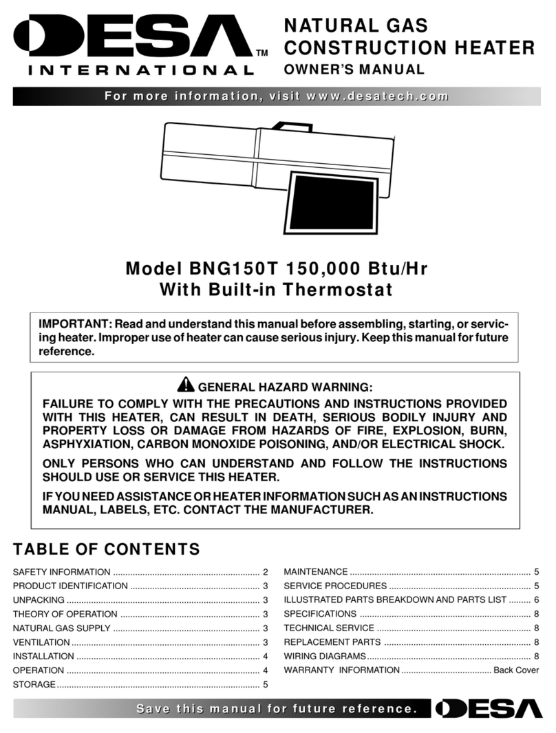 Desa BNG150T User manual Desa BNG150T User manual
