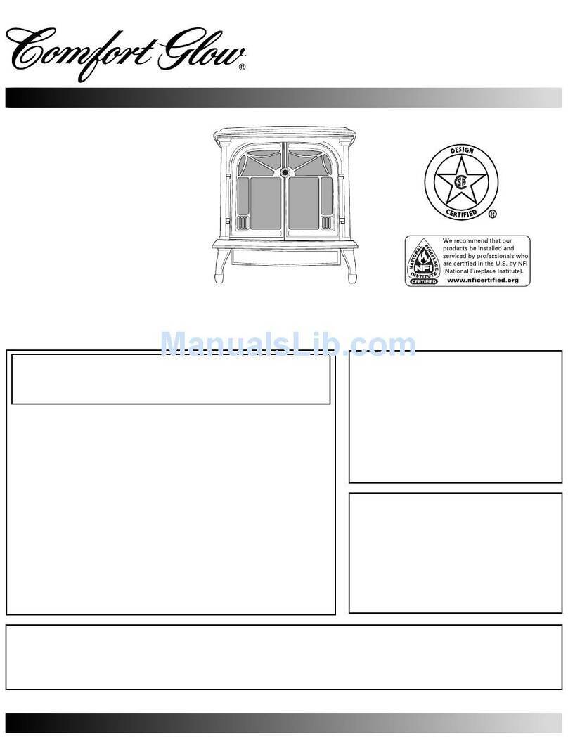 Comfort Glow CSBNT OWNER'S OPERATION AND INSTALLATION MANUAL
