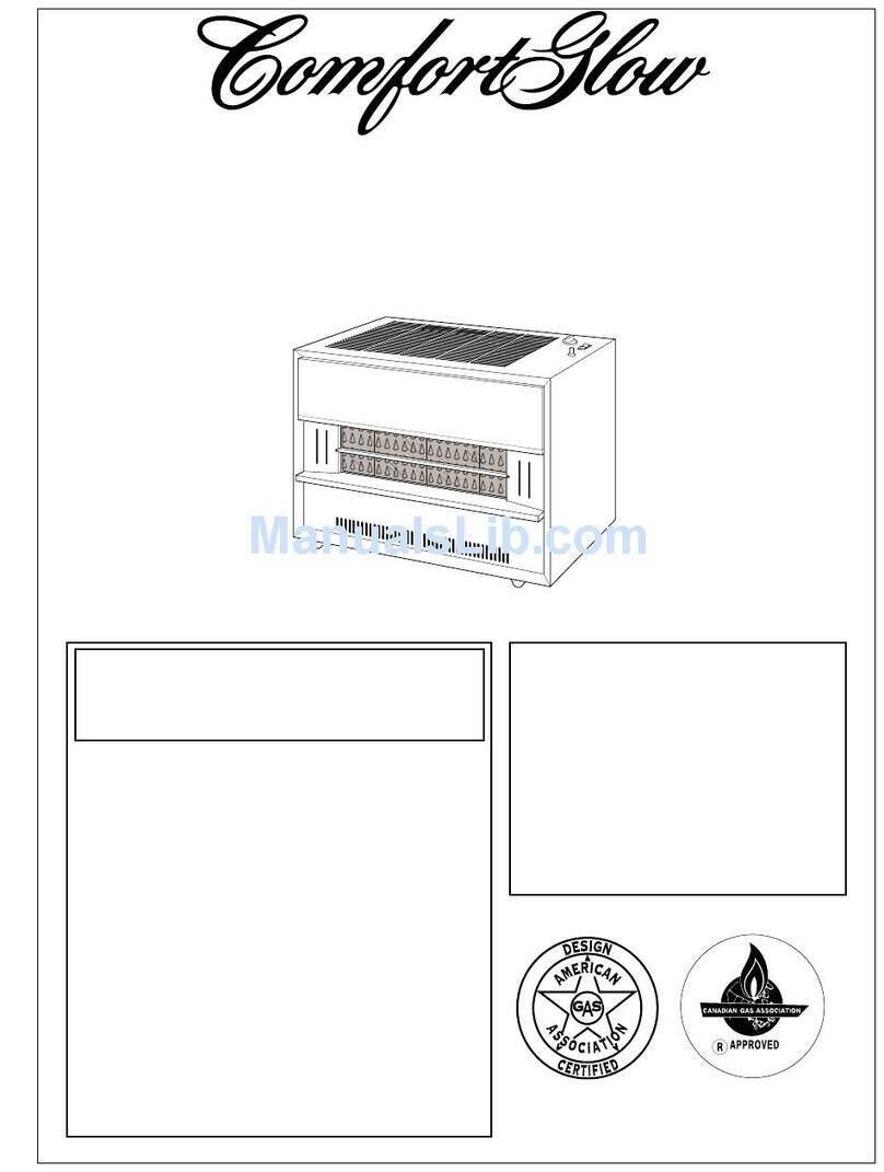 Desa Comfort Glow CGR35PA OWNER'S OPERATION AND INSTALLATION MANUAL