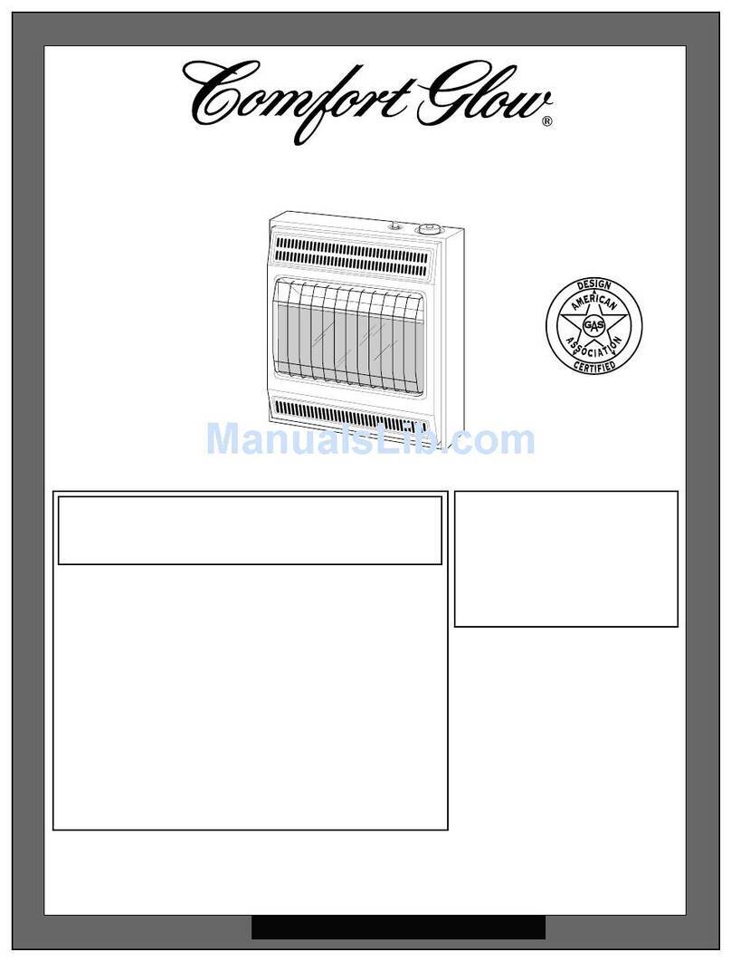Desa Comfort Glow CGN20TA Quick start guide Desa Comfort Glow CGN20TA Quick start guide