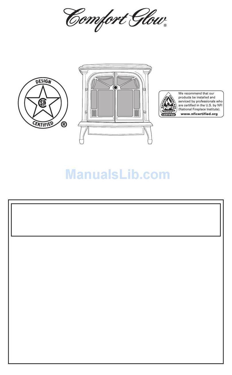 Comfort Glow CSBNT OWNER'S OPERATION AND INSTALLATION MANUAL