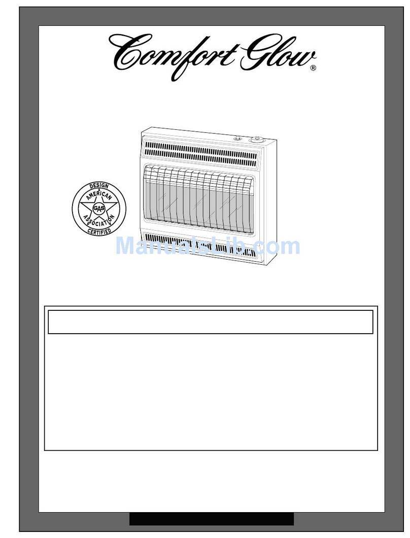Comfort Glow 18 OWNER'S OPERATION AND INSTALLATION MANUAL