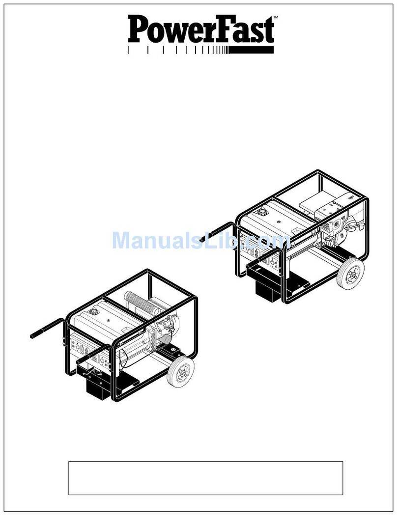 Desa PowerFast PGH7500IE, PowerFast PGH1100IE OWNER'S OPERATION AND INSTALLATION MANUAL
