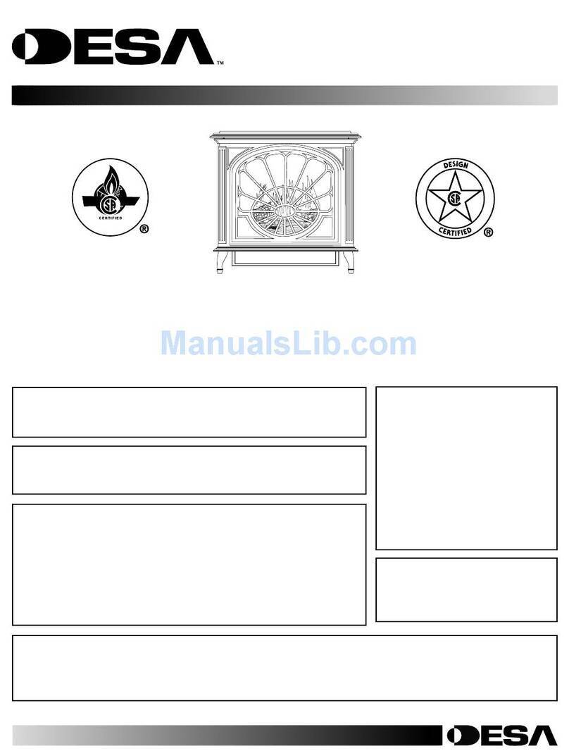 Desa SBVBN(C) OWNER'S OPERATION AND INSTALLATION MANUAL Desa SBVBN(C) OWNER'S OPERATION AND INSTALLATION MANUAL