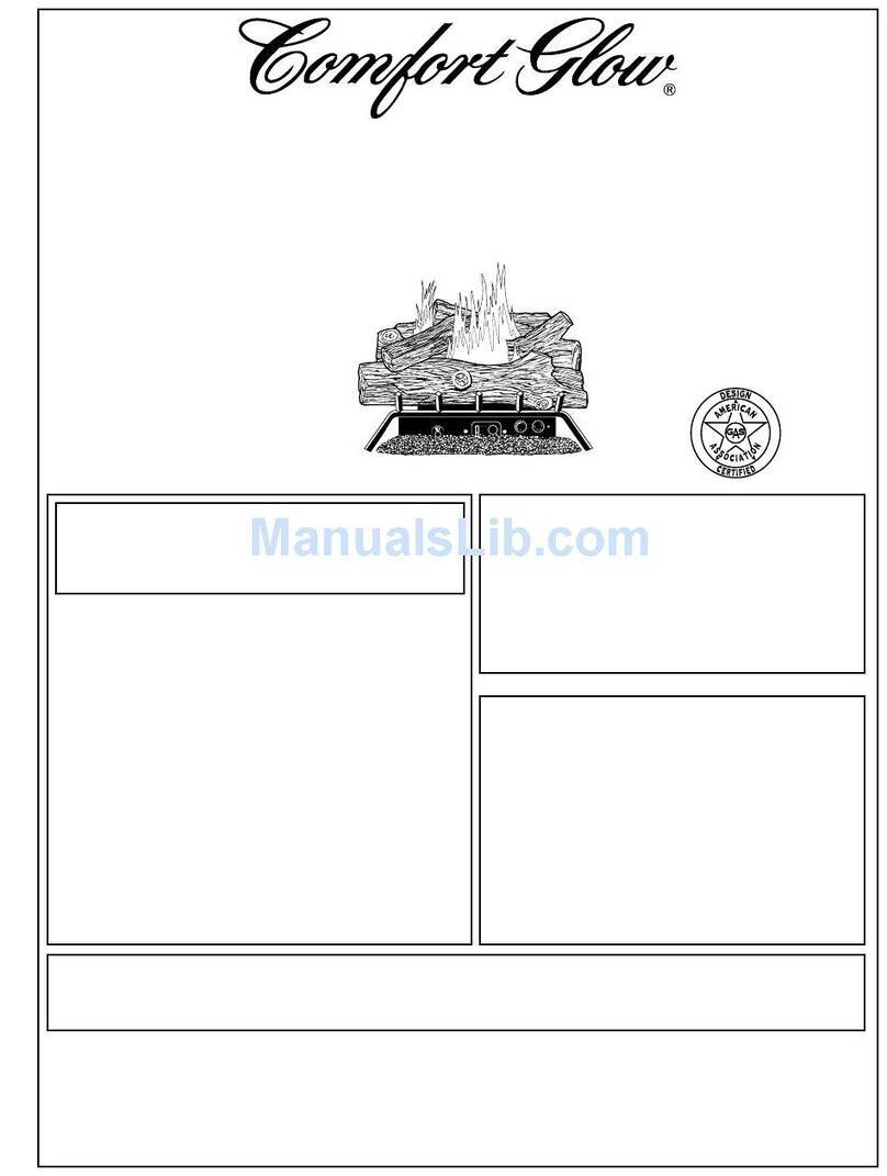 Desa Comfort Glow CGB3924PR OWNER'S OPERATION AND INSTALLATION MANUAL Desa Comfort Glow CGB3924PR OWNER'S OPERATION AND INSTALLATION MANUAL