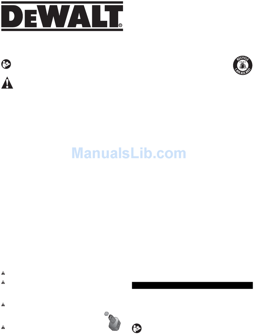 DeWalt RBRC DC9360 instruction manual