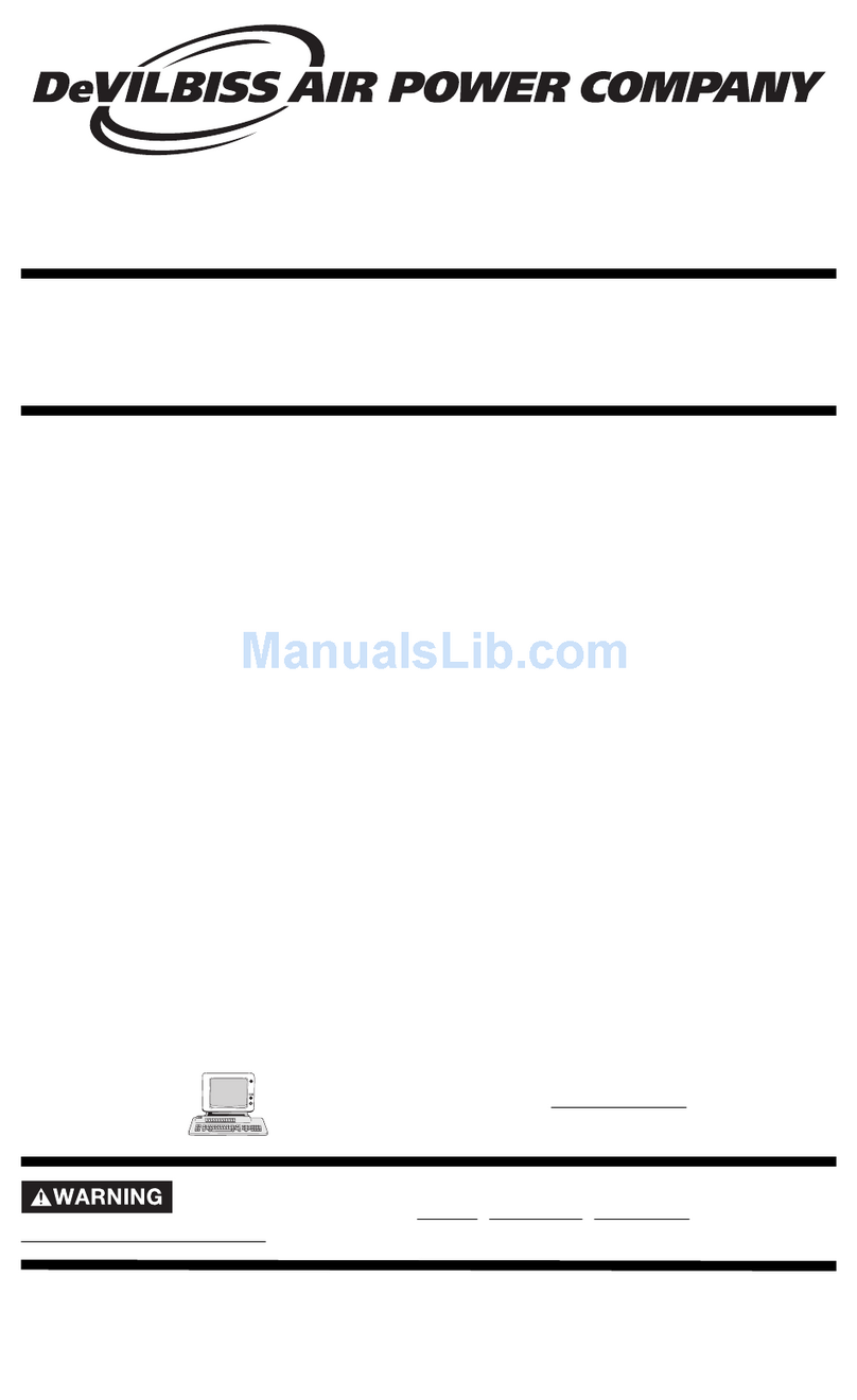DeVillbiss Air Power Company DeVILBISS Operator's manual