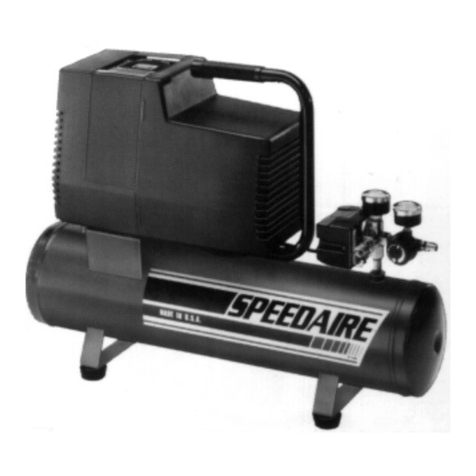 Speedaire 5Z598C Operating instructions and parts manual