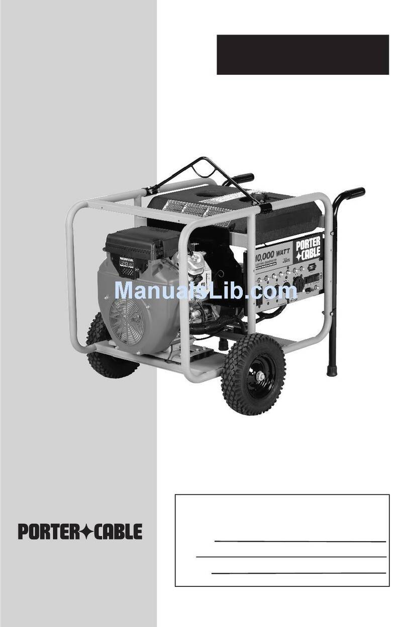 Porter-Cable H1000IS User manual