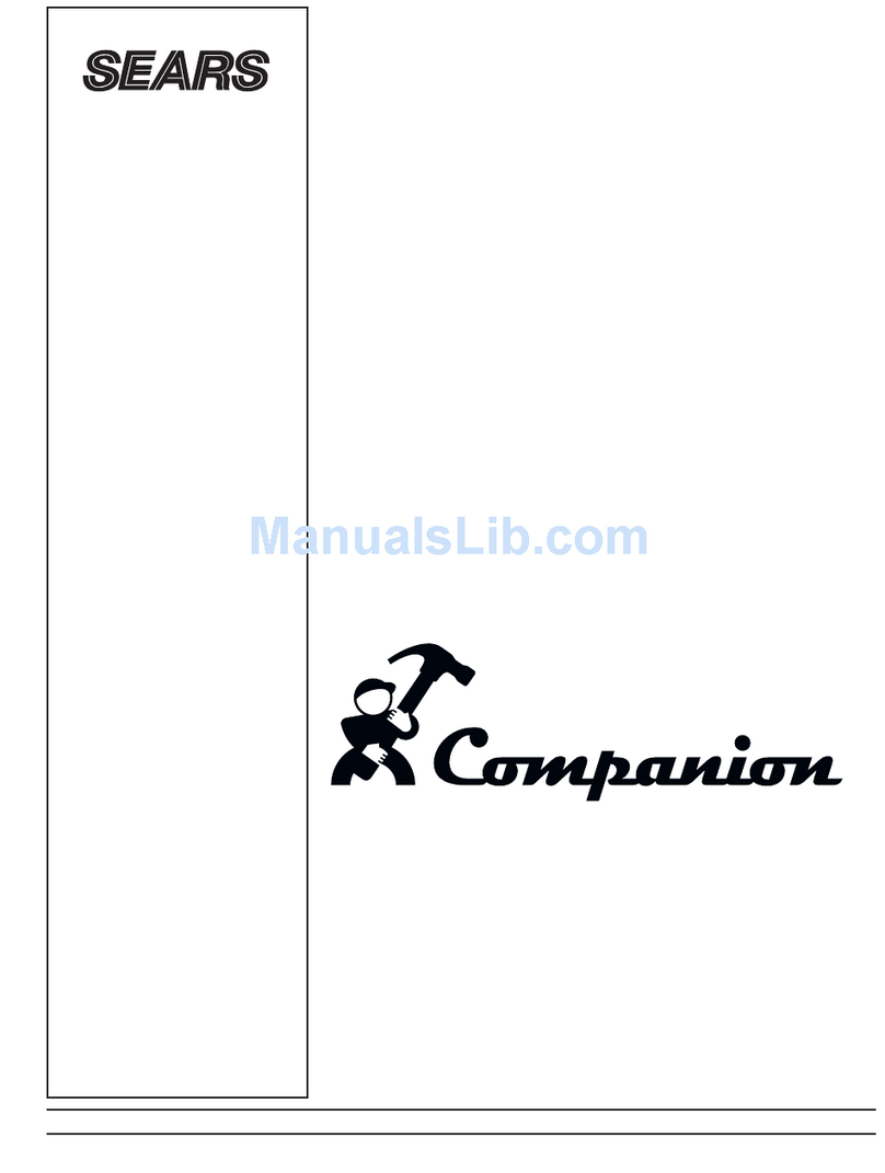Sears Companion 919.19007 Configuration guide
