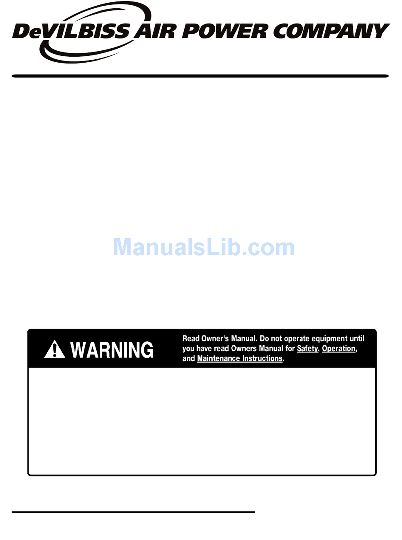 DeVilbiss MG4-OLENG-2B User manual